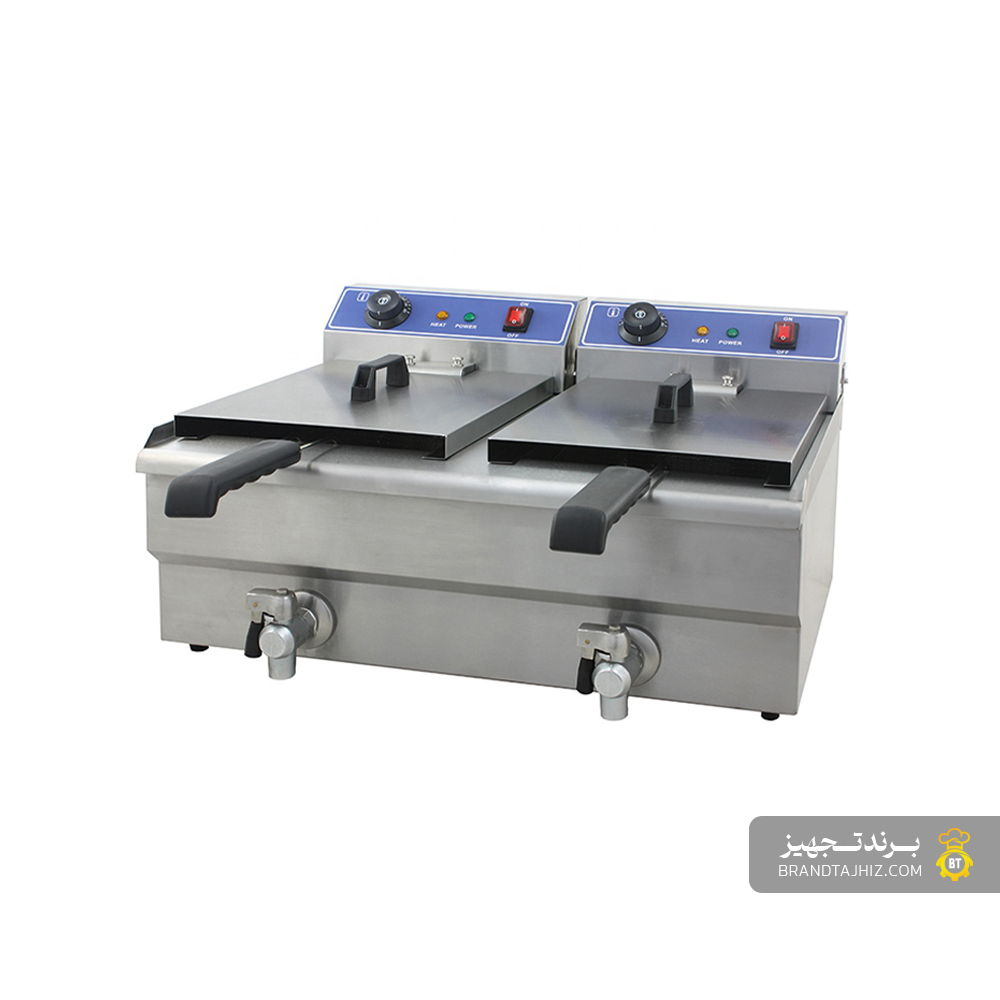 سرخ کن برقی دو لگن براکس BURAX مدل TEF132 V