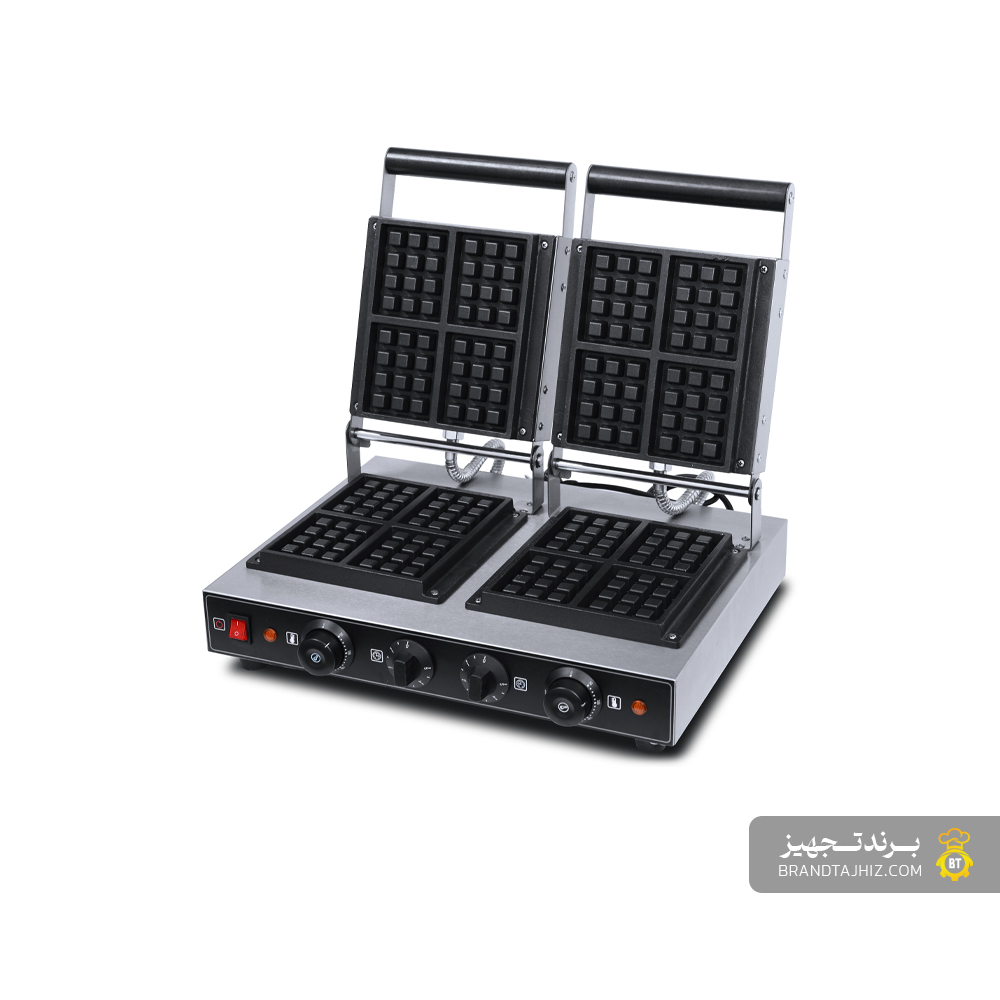 وافل ساز مربعی دو درب براکس (BURAX) - مدل TCG804F2