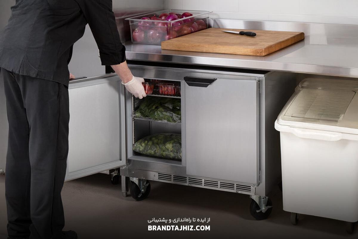 یخچال و فریزر زیرکانتری صنعتی